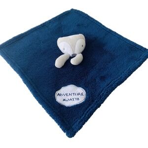 Baby Gear Lovey Adventure Awaits Security Blanket Blue Gray Fox Plush 15"